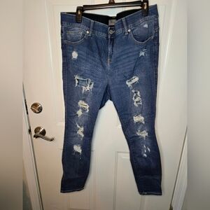 Torrid Bombshell Skinny Ripped Jeans